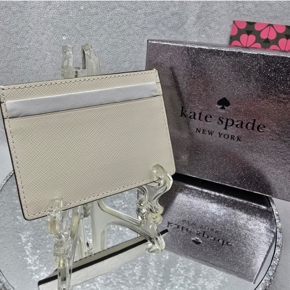 Kate Spade New York Madison Small Cardholder with Rhinestones in Gift Box - Picture 8 of 14